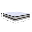 Ver imagem 4 de Colchão Box Casal Queen Size 158cm Molas Ensacadas Soft Pillow Love Story Bege-marrom - Gazin