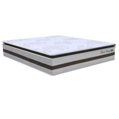 Colchão Box Casal Queen Size 158cm Molas Ensacadas Soft Pillow Love Story Bege-marrom - Gazin