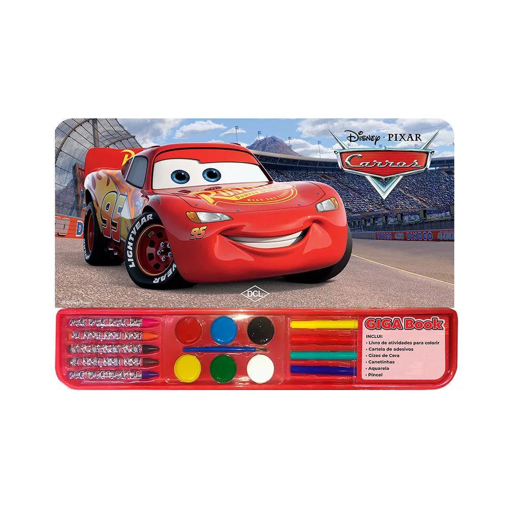 Livro - Disney Pixar - Carros 3 - Livro de jogos especial - Jogo