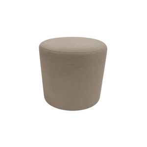 Puff Redondo Slym Bege Stylo Decor