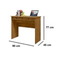 Ver imagem 2 de Mesa de computador marrom- 2 gavetas