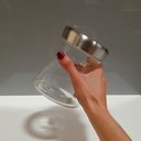 Ver imagem 4 de Pote Hermético de Vidro 550ml Transparente 11x11x11cm Mantimentos Cozinha Tampa