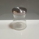 Ver imagem 2 de Pote Hermético de Vidro 550ml Transparente 11x11x11cm Mantimentos Cozinha Tampa