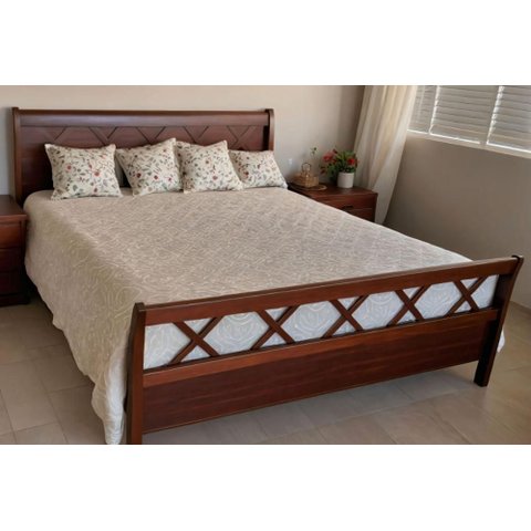 Cama de Casal 1,40 X 1,90 - Móveis de Gramado
