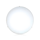Ver imagem 1 de Plafon Clean 2 Luzes G-cristais Transparente 30cm Bronzeart
