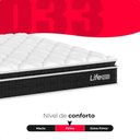 Ver imagem 3 de Colchão Casal Life D33 Pillow Top Preto 17x138x188cm