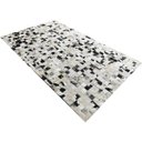 Ver imagem 2 de Tapete De Couro Preto Branco Salino amarelo 1,50x2,50 c/b