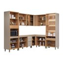 Ver imagem 4 de Cozinha Completa 8 Peças 18 Portas Allure CZ660 Gris Linea