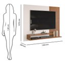 Ver imagem 3 de Painel para Tv Nando Freijó Off White - Dj Móveis