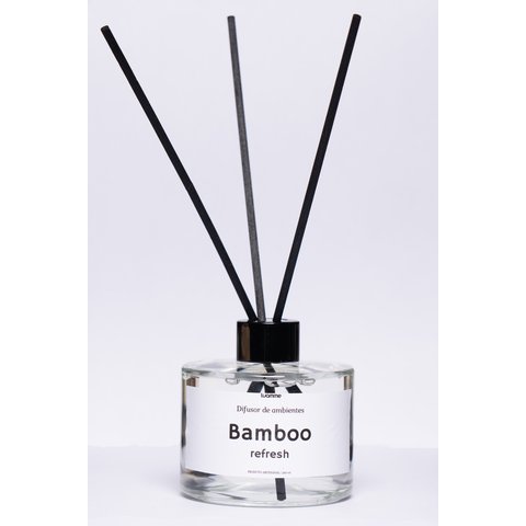 Difusor de Ambientes Bamboo 240ml Vidro