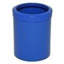 Ver imagem 1 de 04 Un. Lixeira em Plástico com Aro 12 Litros Home ou Office Cor:azul