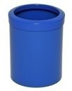 Ver imagem 1 de 04 Un. Lixeira em Plástico com Aro 12 Litros Home ou Office Cor:azul