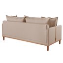 Ver imagem 2 de Sofá Living Fixo 2 Lugares Madri Linho Bege Claro 1,80m