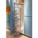 Ver imagem 2 de Coluna Deslizante com 5 Cestos Aramados 41x25cm para Armário Masutti Copat em Aço Carbono