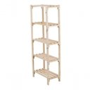 Ver imagem 1 de Jogo De Prateleiras Em Madeira Pinus Treliça 5 Andares