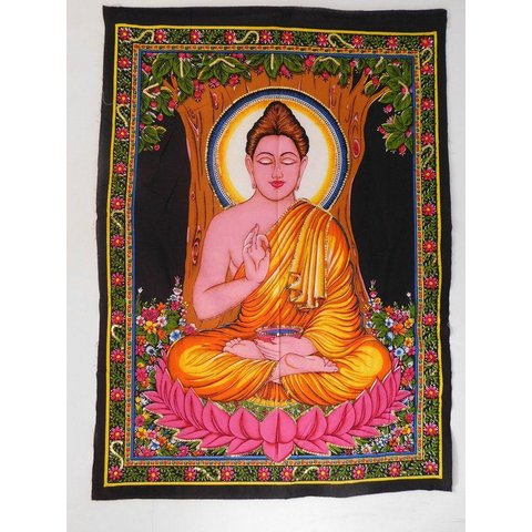 Pano de Buda Meditando