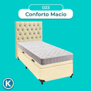 Ver imagem 4 de Kit Cabeceira + Cama Box Bau + Colchão Solteiro D23 D23 Inducol