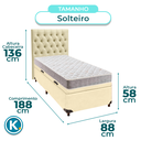 Ver imagem 3 de Kit Cabeceira + Cama Box Bau + Colchão Solteiro D23 D23 Inducol