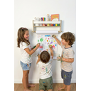 Ver imagem 4 de Lousa Infantil Painel de Parede Fixo para Desenho e Pintura