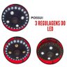 Ombrelone Lateral 2,70m Importway IWOBLL270VM Vermelho com Led e Manivela - 4