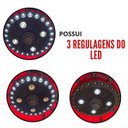 Ver imagem 4 de Ombrelone Lateral 2,70m Importway IWOBLL270VM Vermelho com Led e Manivela