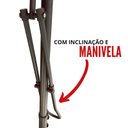 Ver imagem 6 de Ombrelone Lateral 2,70m Importway IWOBLL270VM Vermelho com Led e Manivela