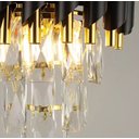 Ver imagem 4 de Arandela Queen Metal Preto 2xe14 Cristal 24x31cm Bivolt