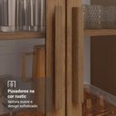 Ver imagem 6 de Cristaleira 70 Cm 2 Portas de Vidro com Pés Trapézio Rustic/marrom Madesa