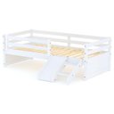 Ver imagem 1 de Cama Solteiro Infantil Slim E Mini Escada/escorregador Branco Housin