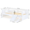 Ver imagem 5 de Cama Solteiro Infantil Slim E Mini Escada/escorregador Branco Housin