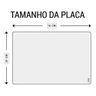 50 Placa Sinalização. Banheiro Feminino Limpo - 1mm Formato 15x20cm - 2