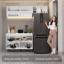 Ver imagem 5 de Armário de Cozinha Compacta 190cm Reims Madesa 09 Branco