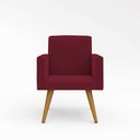 Ver imagem 4 de Kit 9 Cadeiras Poltronas Decorativa - Escritório - Recepção - Marsala