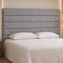 Ver imagem 1 de Cabeceira para Cama Box Queen 160cm Veso Linho Cinza - Sallar Home