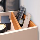 Ver imagem 6 de Kit 2 Mesinhas Suspensa Compacta Cabeceira Estofada Cama Box Queen Size 1,60 Proteção Parede - Rpm