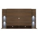 Ver imagem 3 de Painel Com Suporte Tv 60" E 4 Leds Vegas Multimóveis V3678 Madeirado Madeirado