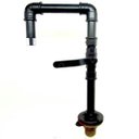 Ver imagem 5 de Torneira Design Industrial Preta em PVC 1/2" e Registro de Esfera