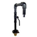 Ver imagem 3 de Torneira Design Industrial Preta em PVC 1/2" e Registro de Esfera