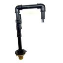 Ver imagem 2 de Torneira Design Industrial Preta em PVC 1/2" e Registro de Esfera