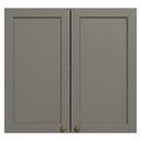 Ver imagem 5 de Armário Aéreo 70 Cm 2 Portas Rustic/cinza Vik Madesa