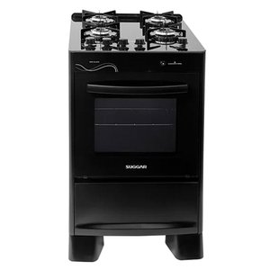 Fogão Suggar Neo Glass 5 Bocas com Acendimento Automático Preto