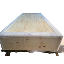 Ver imagem 2 de Base Box Solteirão King Blindado Sintético Bege 203x96x40xm