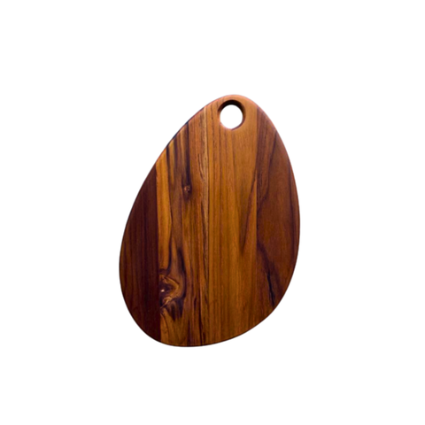 Tábua de Corte Gota – Madeira de Teca 36x25x2cm