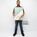 Ver imagem 2 de Quadro Decorativo em Canvas Abstrato Mármore Azul Simples TaColado Moldura Flutuante 4,5cm Madeira 6