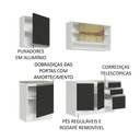 Ver mais imagens de Cozinha Completa 180006 Com Armário E Balcão Branco/Preto