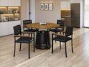 Ver imagem 1 de Conjunto para Área Gourmet Redondo 4 Cadeiras Roma Paonanda