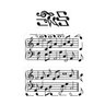 Adesivo de Parede 3D Adesif Notas Musicais - 1