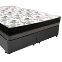 Ver imagem 7 de Cama Box Casal Sintético Bipartido + Colchão Ortobom Iso Dupla Face 60x138x188 Cor:cinza