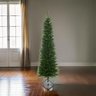 Arvore Natal Boston Slim 250 Tips C/base Verde 1,5m Florarte - 2