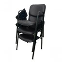 Ver imagem 1 de 03 Cadeiras Universitárias Linha Hotel Auditório Preto